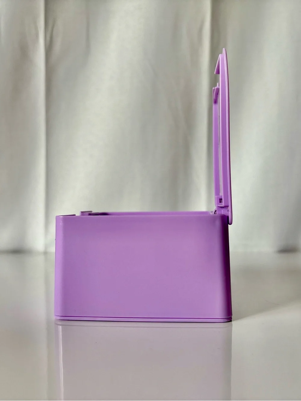 Kuromi Purple One-touch Pop Up Desk Storage Container Case NWT